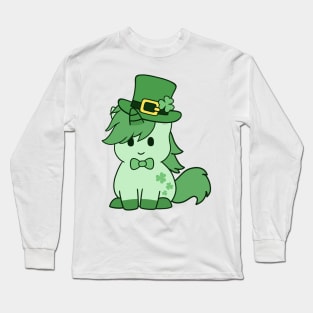 St Patrick's Day Unicorn Long Sleeve T-Shirt